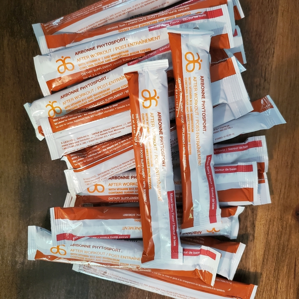 20 Arbonne Phytosport After Workout Drink Exp 8/22